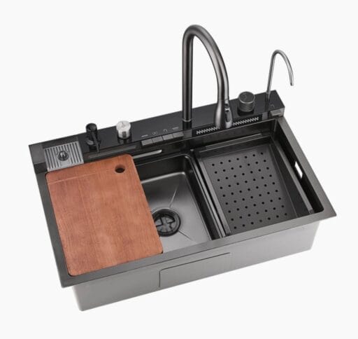 5 Botton Water fall Kitchen Sink Size 30x18x10 Inch - Image 7