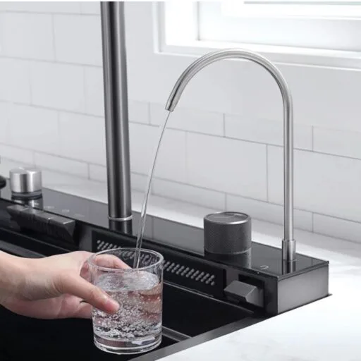 5 Botton Water fall Kitchen Sink Size 30x18x10 Inch - Image 6