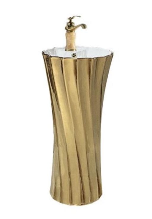 Standing Wash Basin Gold