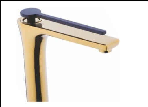 Faucet 12" Mixer Gold & Black Matt ( Brass )