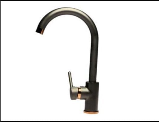 Faucet 12" Mixer Full Black Matt ( Brass )