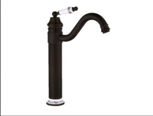 Faucet 12" Mixer Full Black Matt ( Brass )