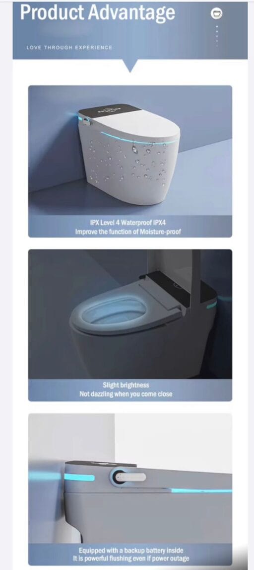Fully Autometic One Piece Toilet - Image 4