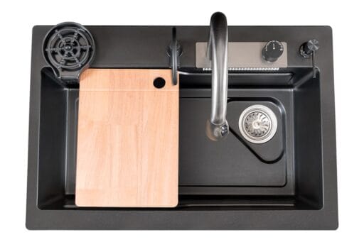 Quartz All In One Kitchen Sink Full Set - Image 2