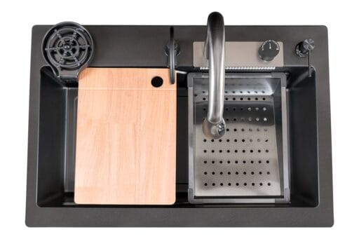 Quartz All In One Kitchen Sink Full Set - Image 6