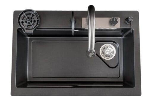 Quartz All In One Kitchen Sink Full Set - Image 4