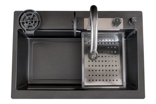 Quartz All In One Kitchen Sink Full Set - Image 3